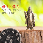Mini Meditation Buddha Metal Monk Serenity Home Decoration