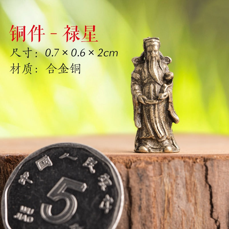Mini Meditation Buddha Metal Monk Serenity Home Decoration