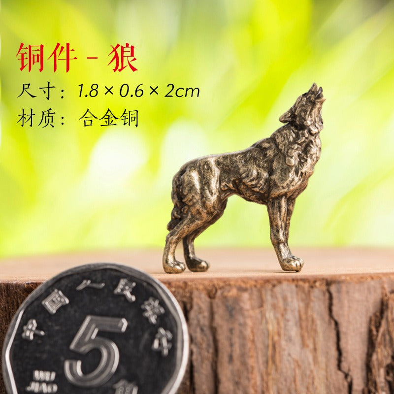 Mini Meditation Buddha Metal Monk Serenity Home Decoration