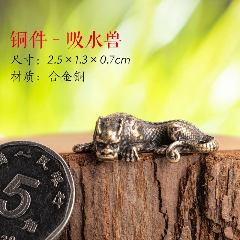 Mini Meditation Buddha Metal Monk Serenity Home Decoration