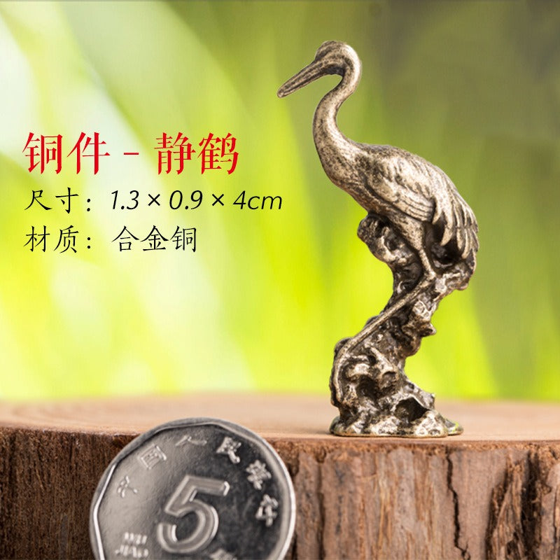 Mini Meditation Buddha Metal Monk Serenity Home Decoration