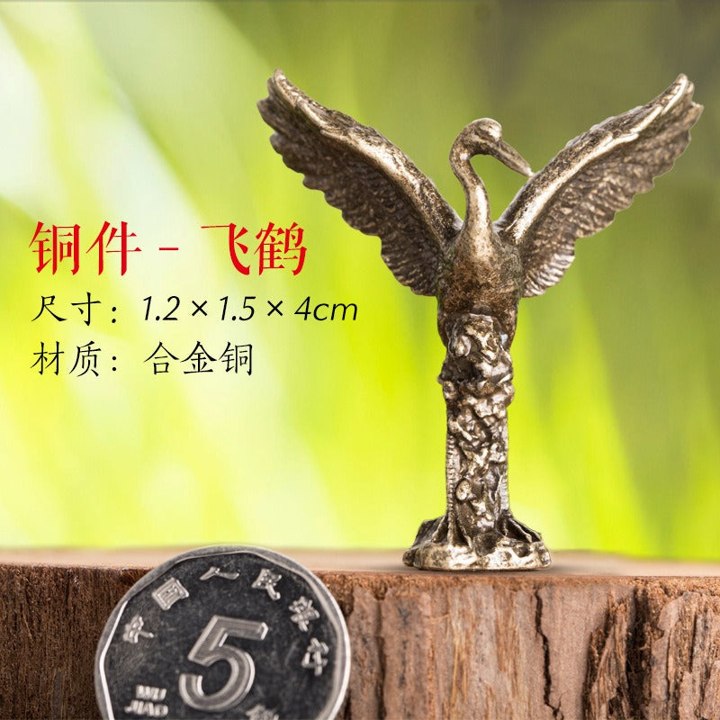 Mini Meditation Buddha Metal Monk Serenity Home Decoration