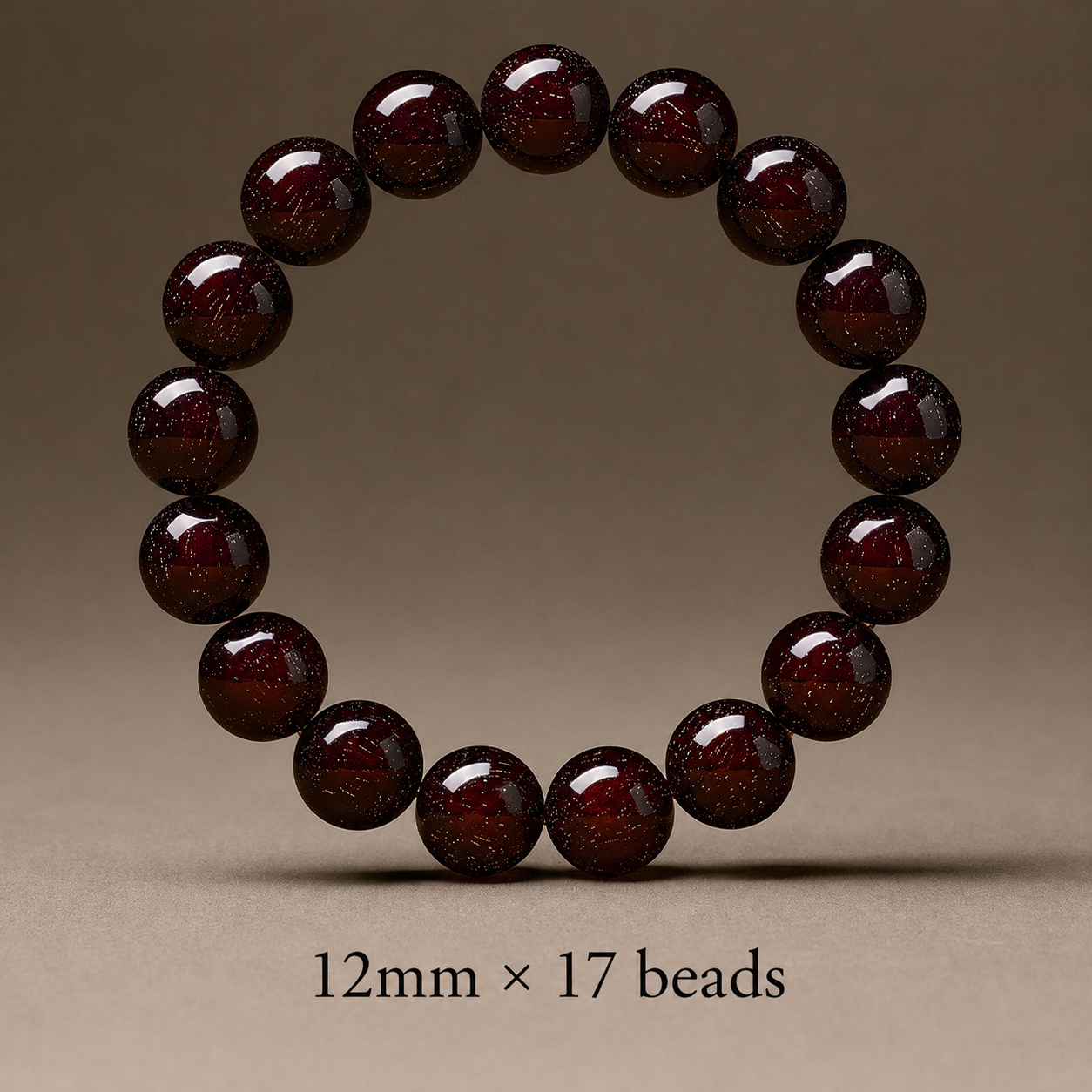 Natural Zitan Red Sandalwood Grounding Bracelet