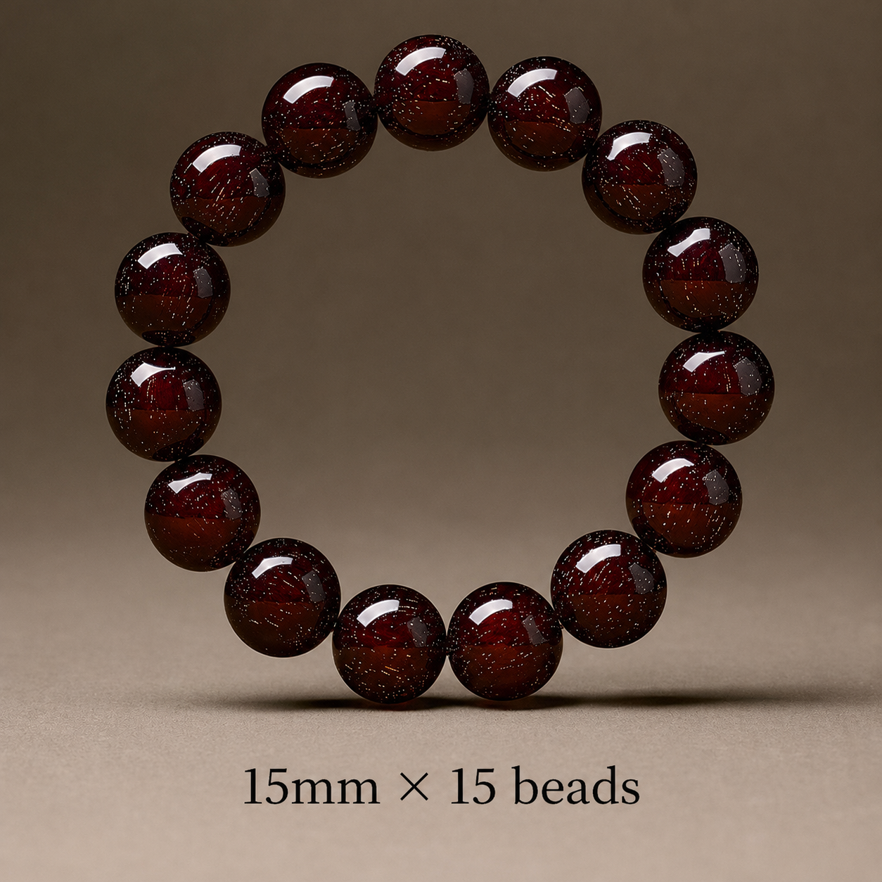 Natural Zitan Red Sandalwood Grounding Bracelet