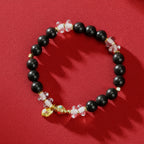 Black Dragon Resin Crystal Bracelet