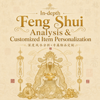In-depth Feng Shui analysis and solutions + customized Feng Shui items tailored for you
