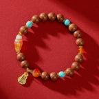 Auspicious Dzi Bead Bracelet