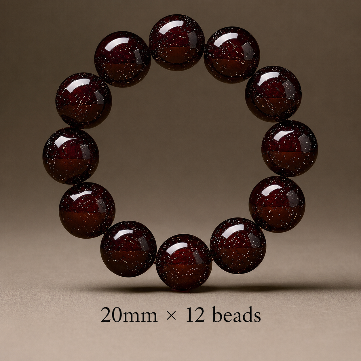 Natural Zitan Red Sandalwood Grounding Bracelet