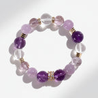 Natural Yellow Topaz & Tiger Eye Crystal Bead Bracelet