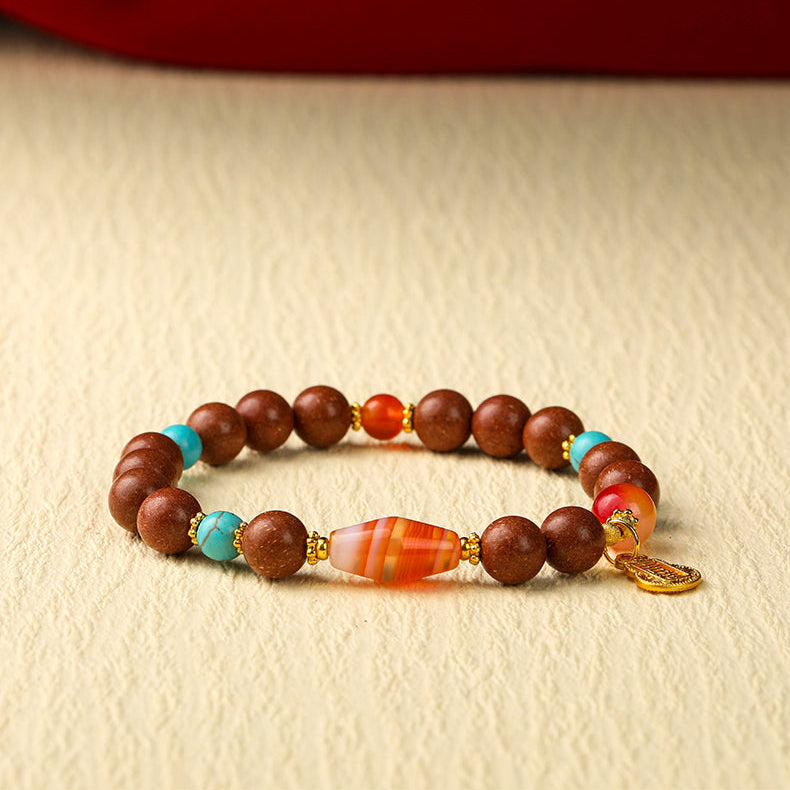 Auspicious Dzi Bead Bracelet