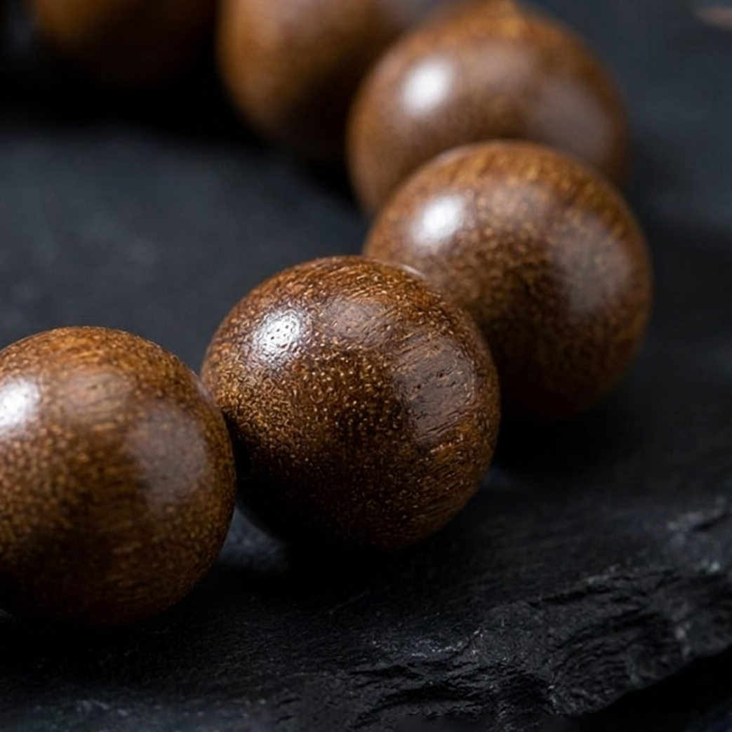 Clear Path Herbal Incense Bead Yellow Phantom Quartz Luck Protection Hui Pattern Bracelet