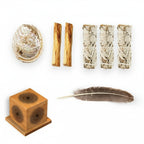 Crystal Purification Wooden Magnetic Cedar Incense Box