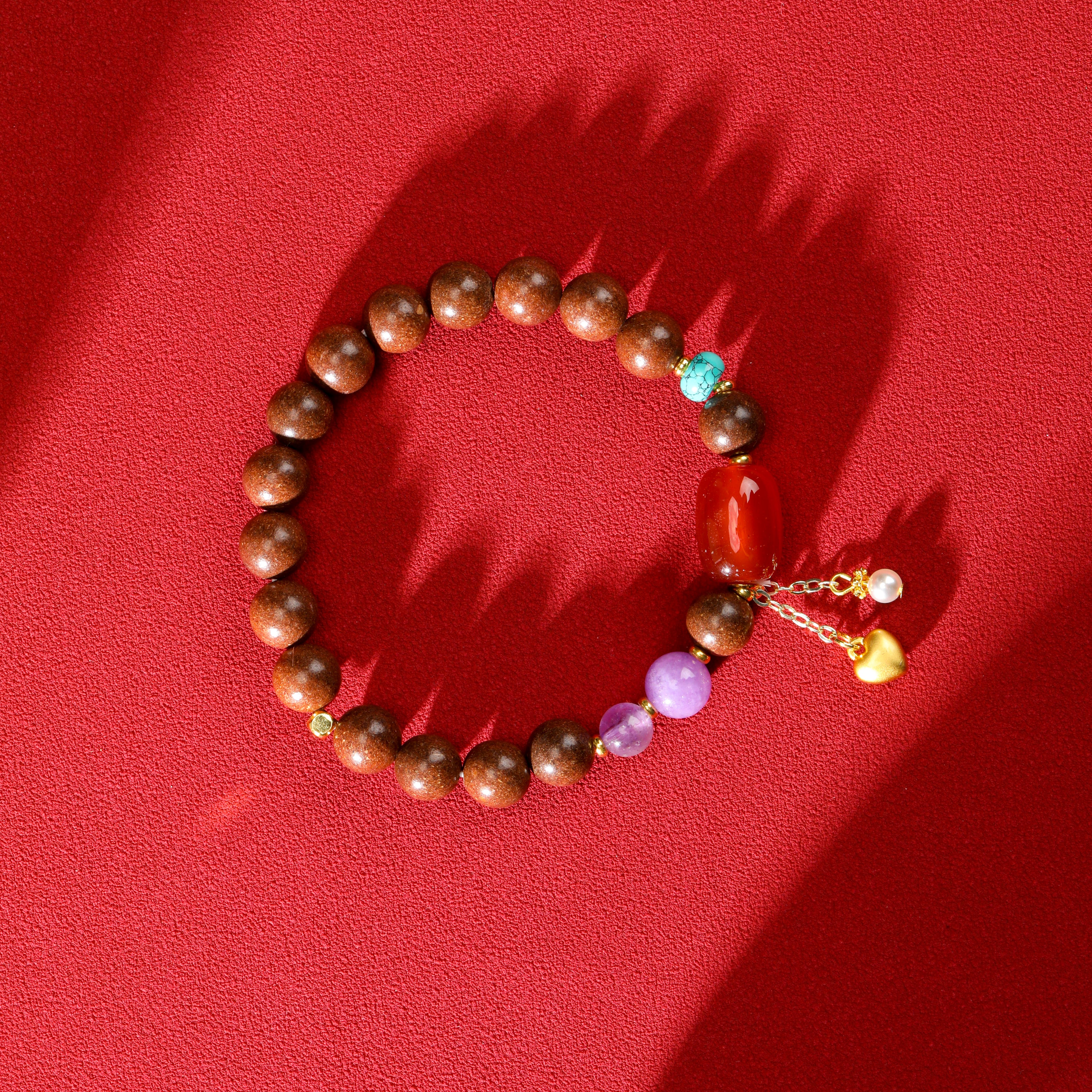 Goose-Pear Agate Bracelet