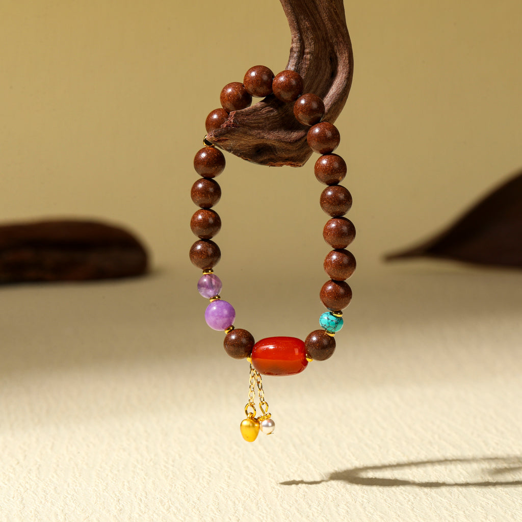 Goose-Pear Agate Bracelet