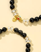 Black Dragon Resin Crystal Bracelet