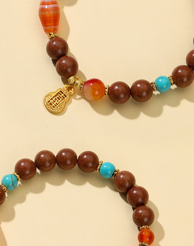 Auspicious Dzi Bead Bracelet