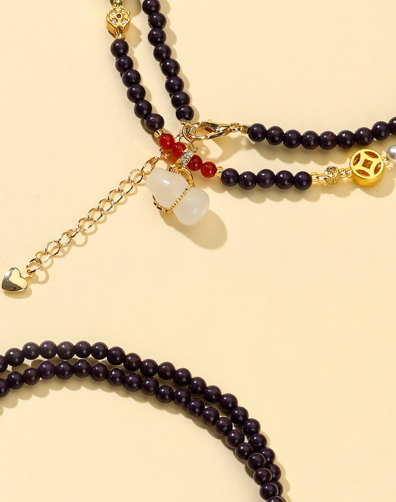 Purple Fortune & Blessing Bracelet