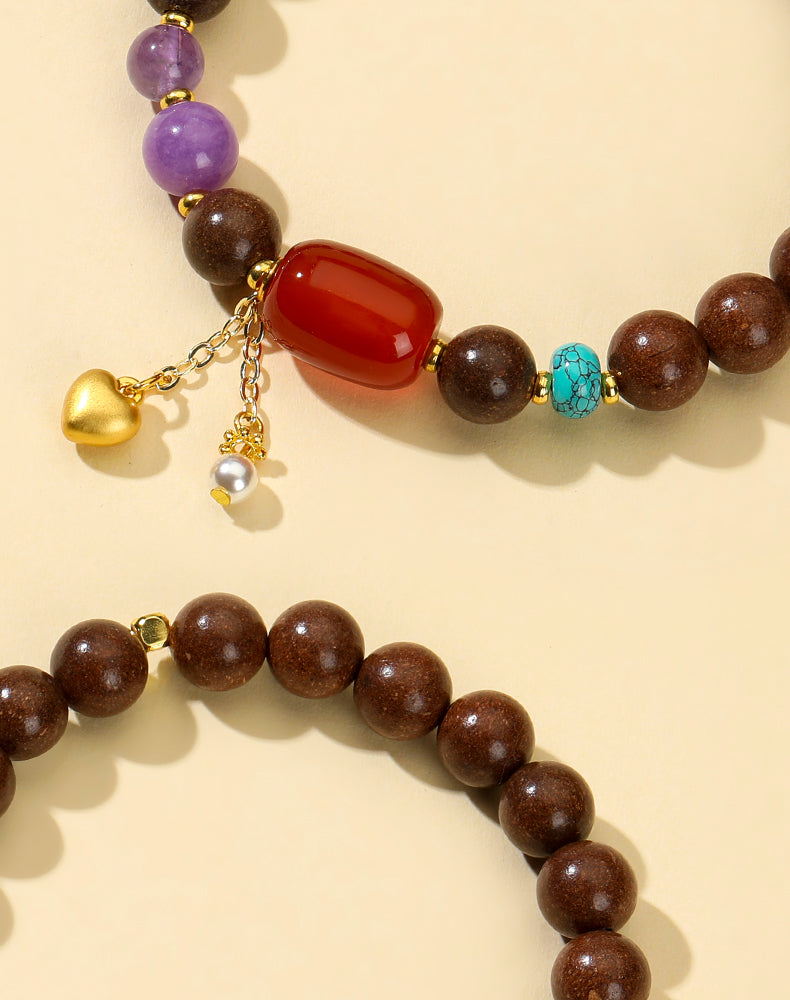 Goose-Pear Agate Bracelet