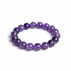 Natural Dreamy Amethyst Bead Bracelet