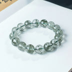 Natural Green Phantom Quartz Beaded Bracelet