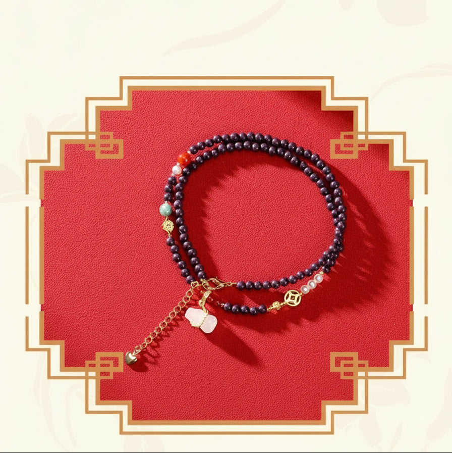 Purple Fortune & Blessing Bracelet