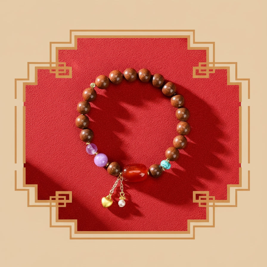 Goose-Pear Agate Bracelet