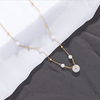 Natural Strawberry Quartz Peace Amulet Crystal Necklace