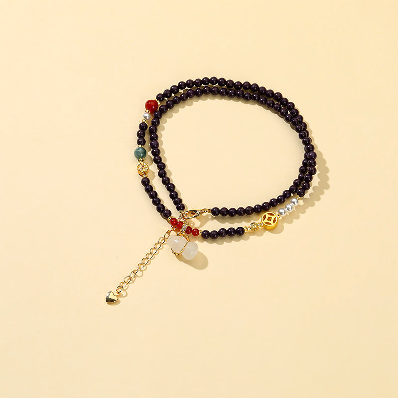 Purple Fortune & Blessing Bracelet