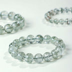 Natural Green Phantom Quartz Beaded Bracelet