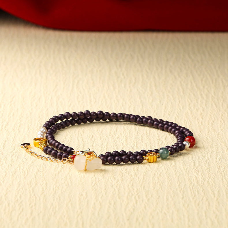 Purple Fortune & Blessing Bracelet