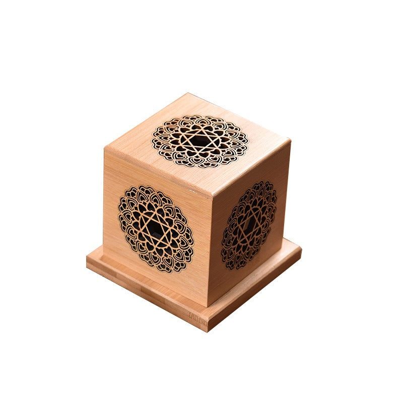 Crystal Purification Wooden Magnetic Cedar Incense Box