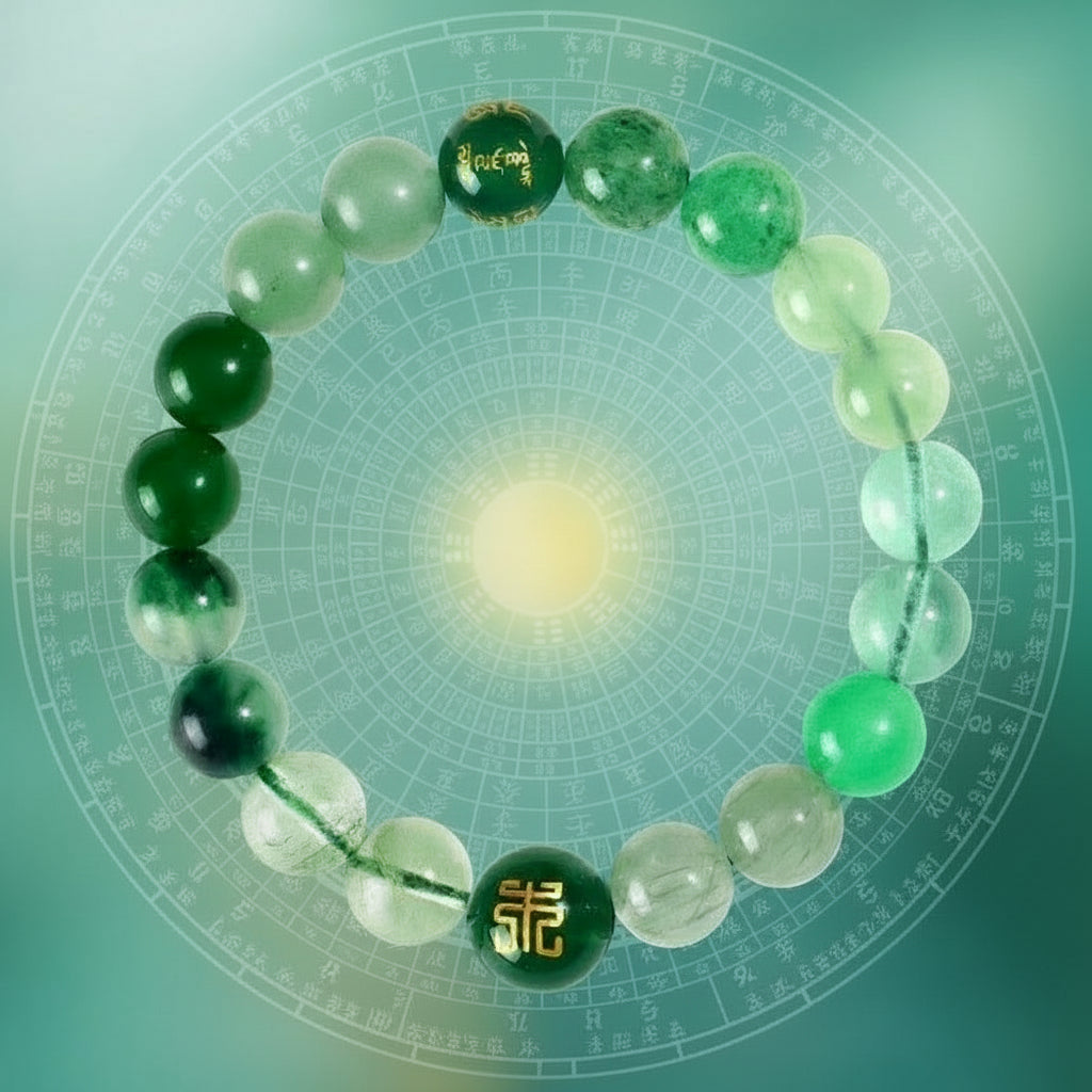 Natural Citrine Wealth-Attracting Five-Element Multigem Bracelet