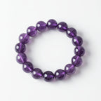 Natural Dreamy Amethyst Bead Bracelet