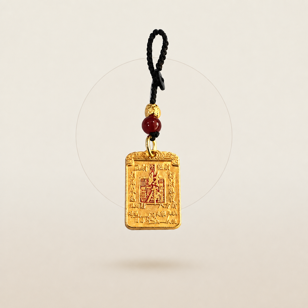 Wealth Treasury & Savings Protection Taoist Fulu Hanging Charm