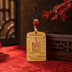 Wealth Treasury & Savings Protection Taoist Fulu Hanging Charm