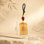 Wealth Treasury & Savings Protection Taoist Fulu Hanging Charm
