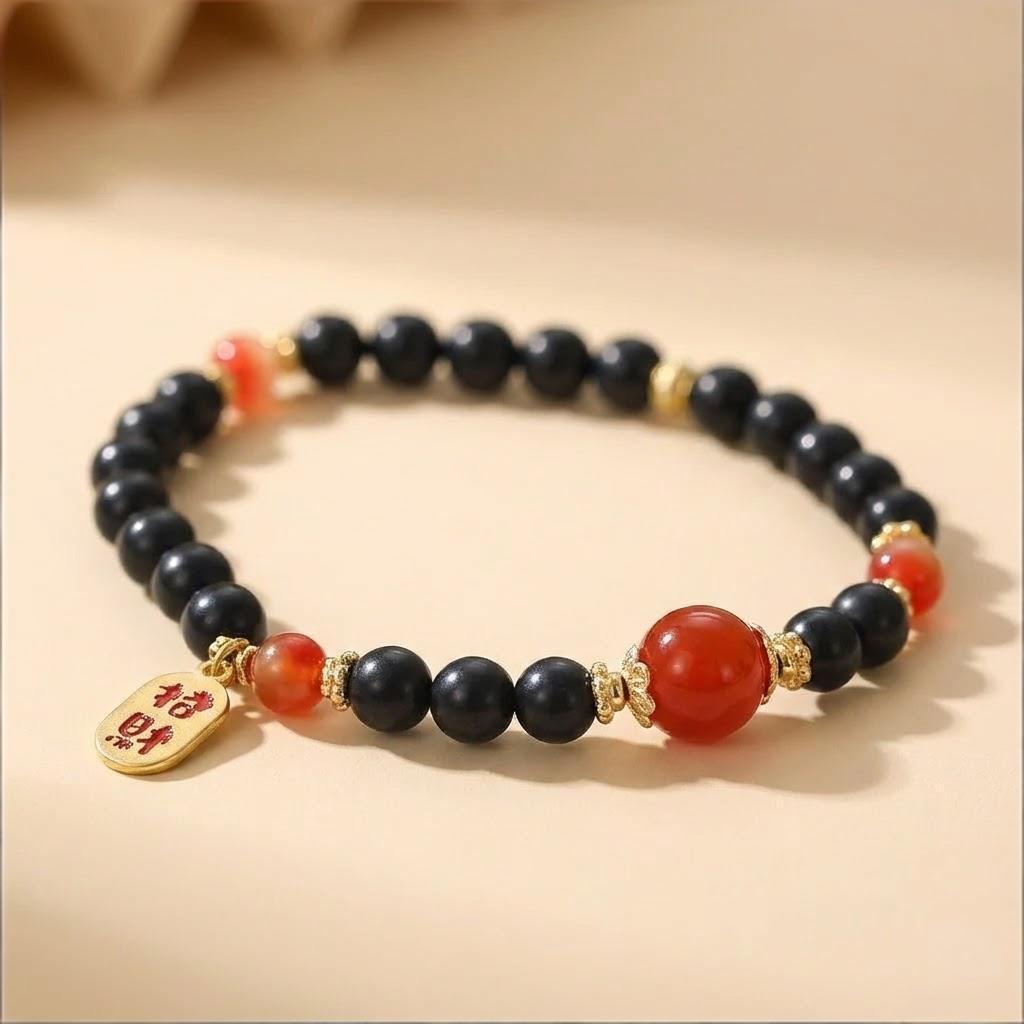 Wealth Attraction and Fortune Hexiang Bead Bracelet