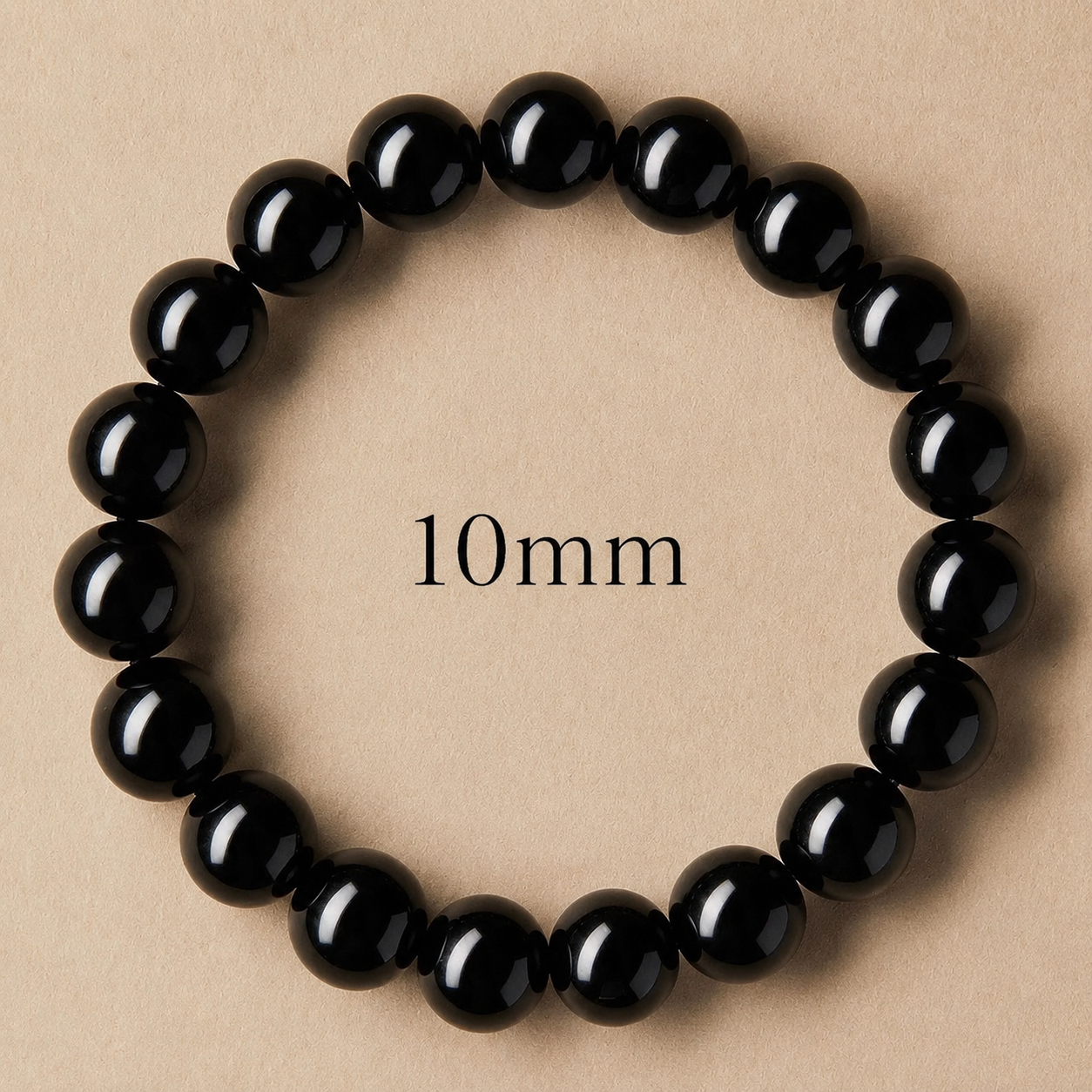 Natural Black Obsidian Protection & Grounding Bracelet