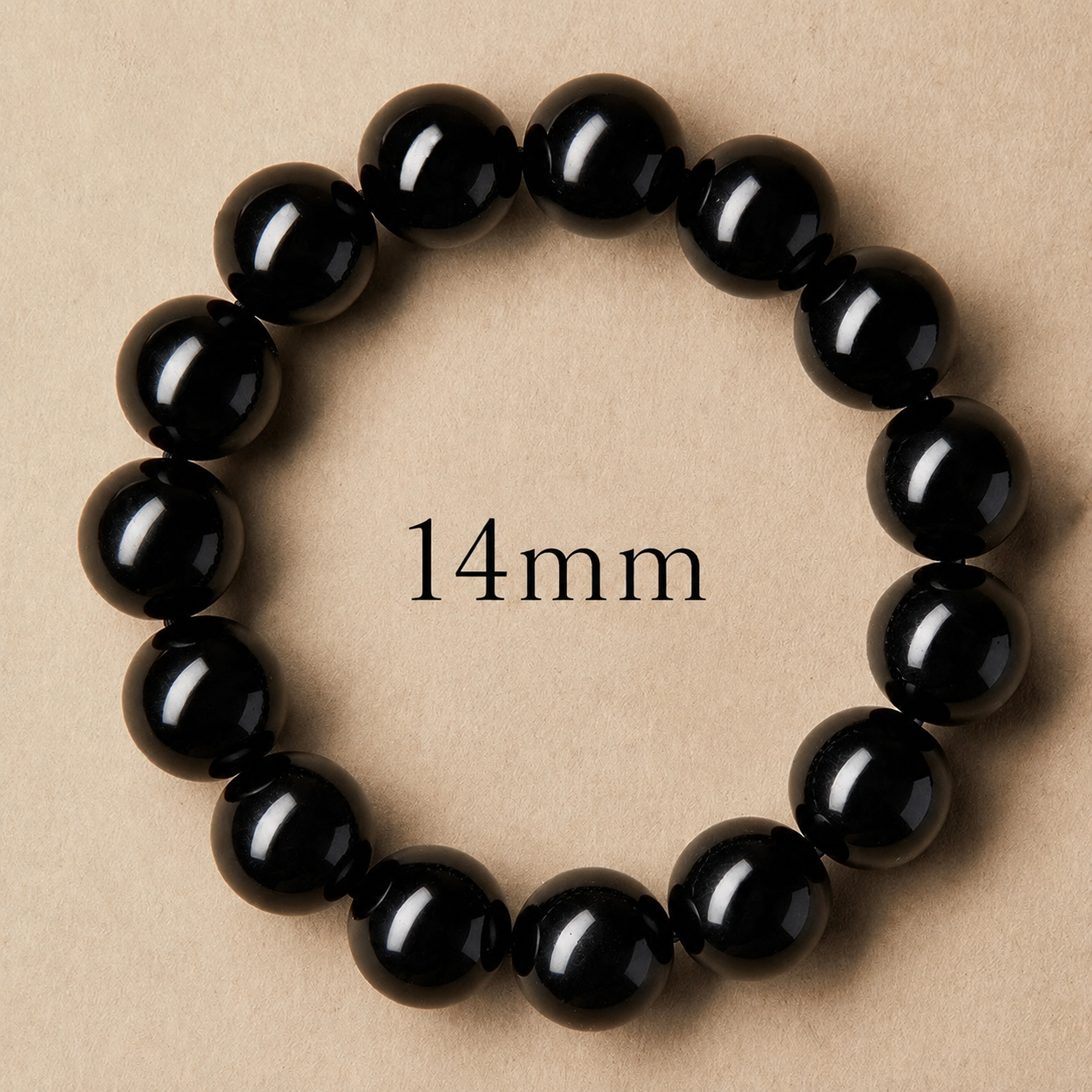 Natural Black Obsidian Protection & Grounding Bracelet