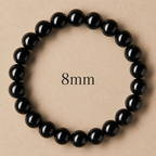 Natural Black Obsidian Protection & Grounding Bracelet