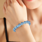 Premium Aquamarine Calm & Communication Bracelet