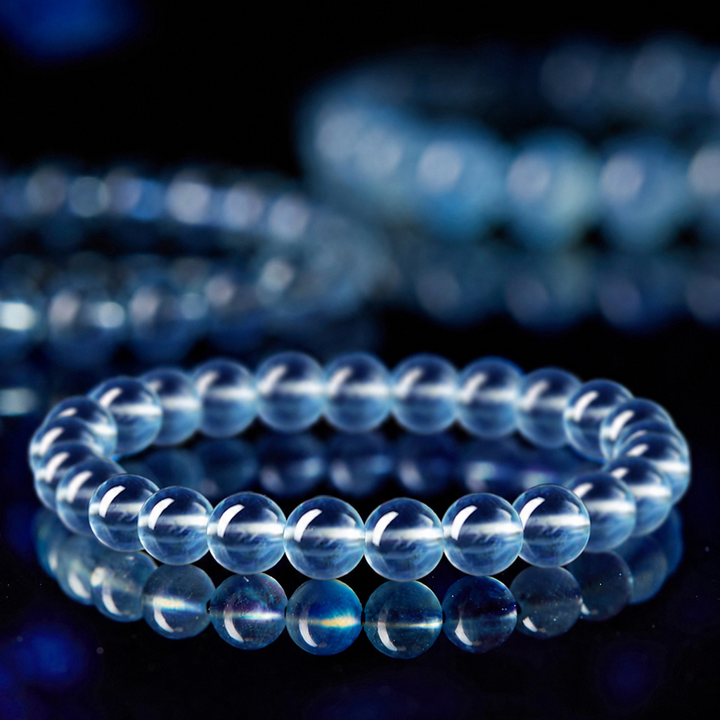 Premium Aquamarine Calm & Communication Bracelet