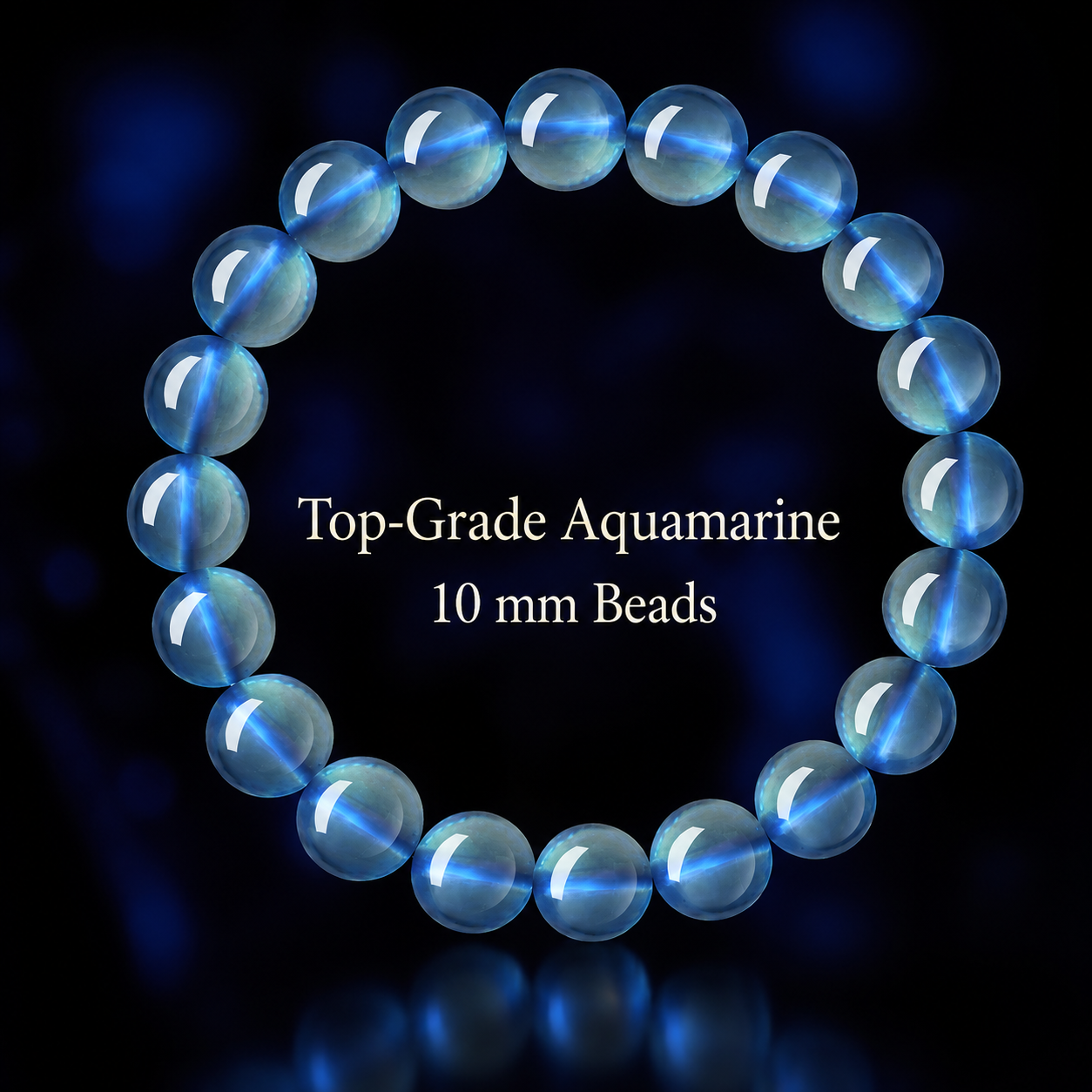 Premium Aquamarine Calm & Communication Bracelet