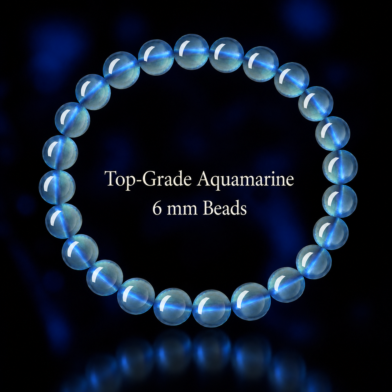 Premium Aquamarine Calm & Communication Bracelet
