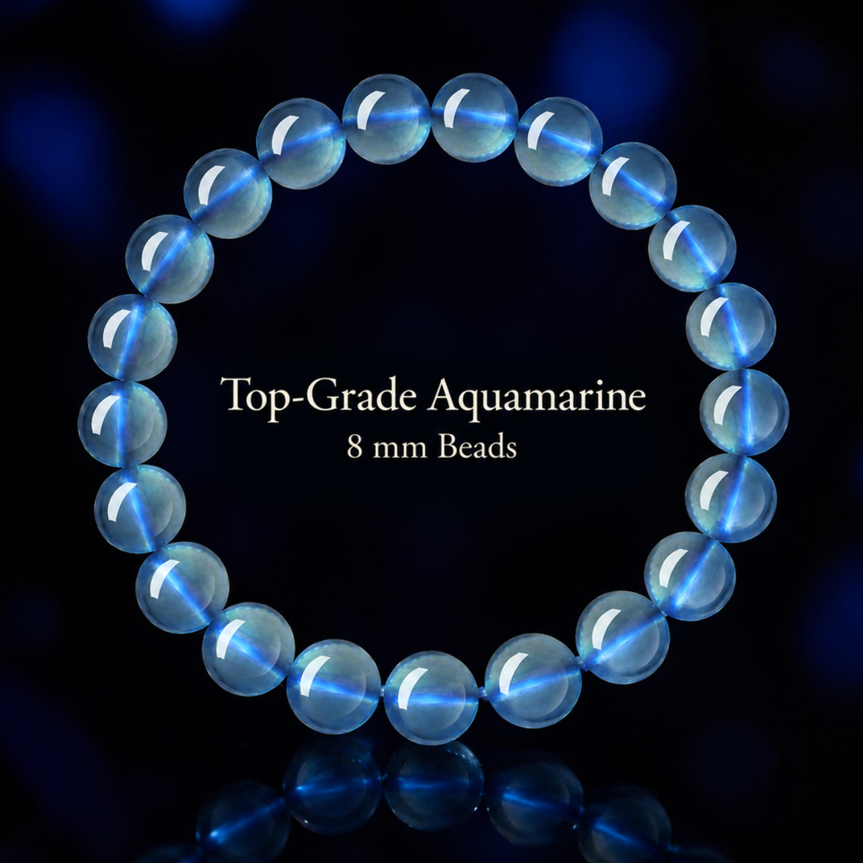 Premium Aquamarine Calm & Communication Bracelet