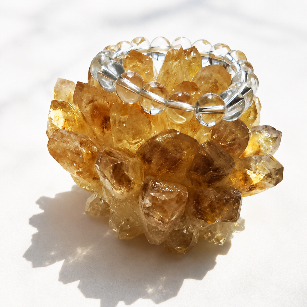 Golden Citrine Crystal Cluster – Wealth & Abundance