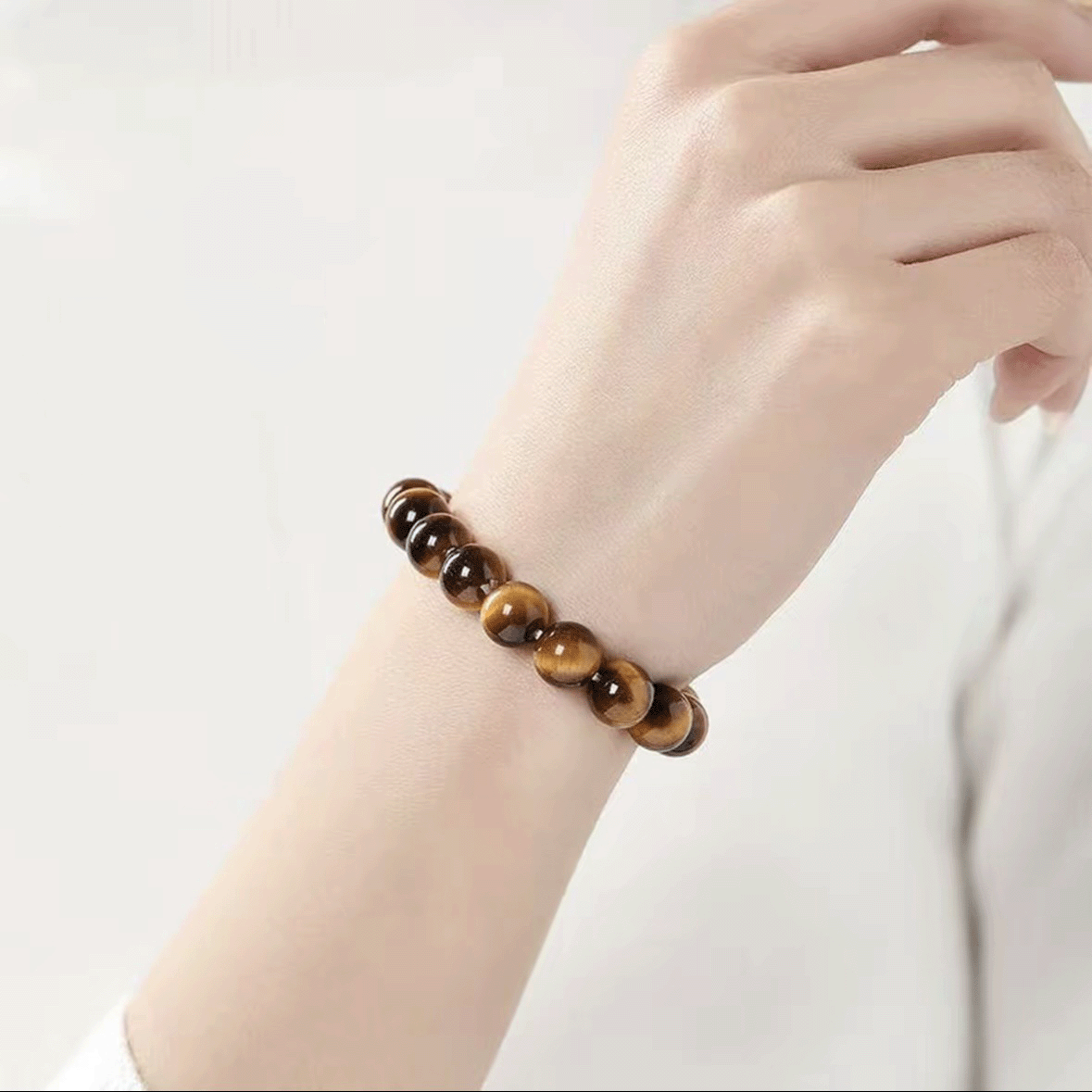 Natural Tiger’s Eye Courage & Prosperity Bracelet