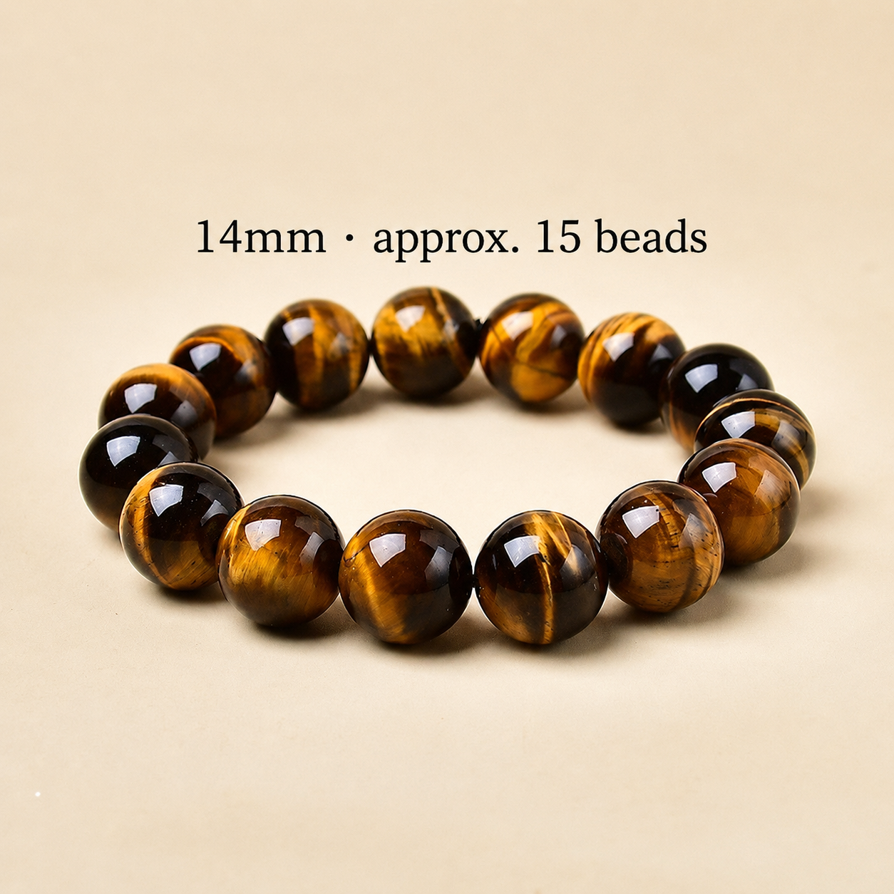 Natural Tiger’s Eye Courage & Prosperity Bracelet