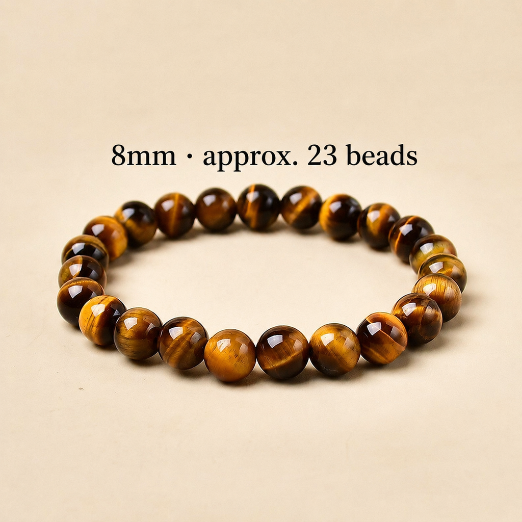 Natural Tiger’s Eye Courage & Prosperity Bracelet