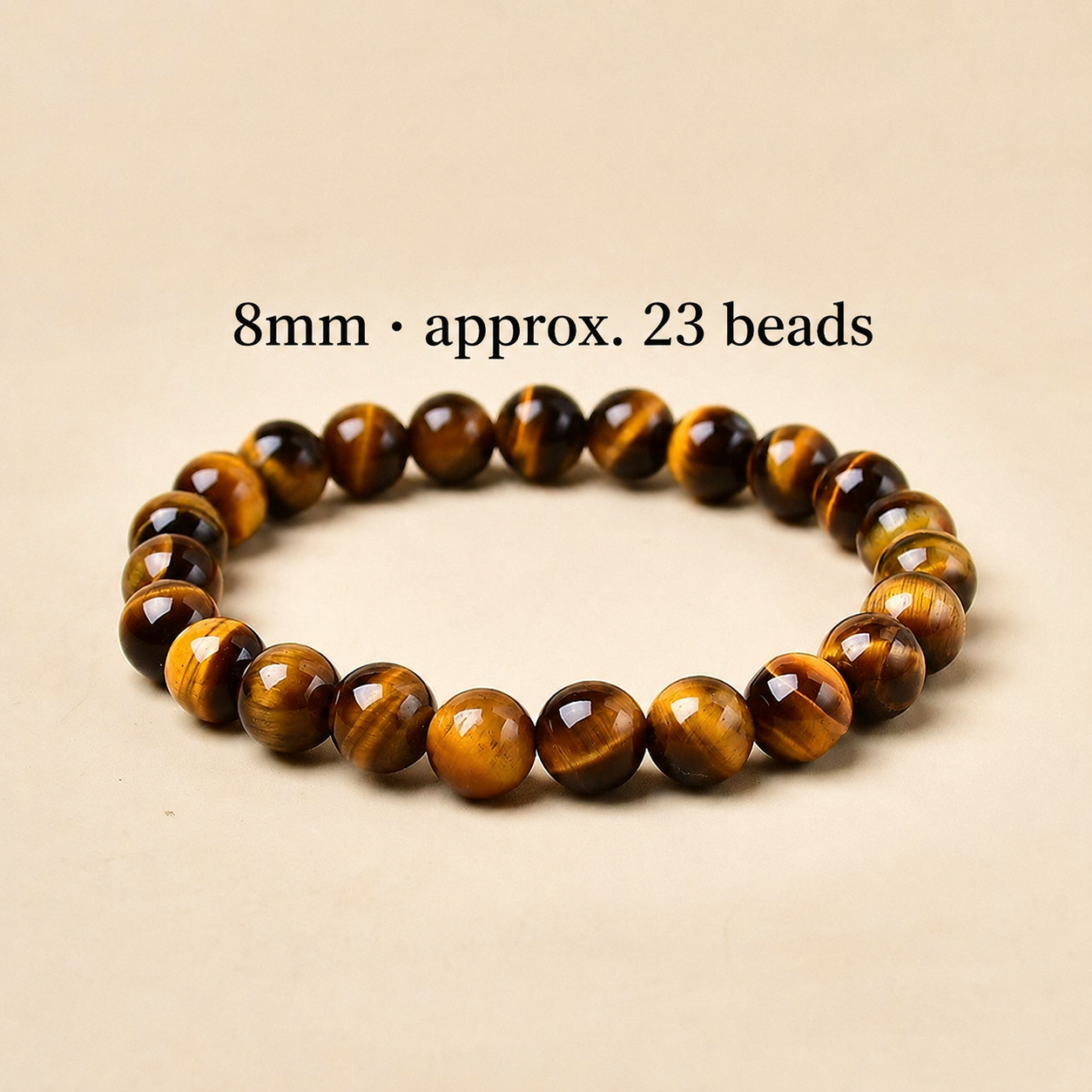 Natural Tiger’s Eye Courage & Prosperity Bracelet